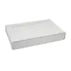 Chasis de plástico de escritorio, carcasa, deflector lateral de red desmontable, carcasa de red, caja de columna fija para PCB, carcasa electrónica