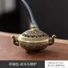 Caixa de Incenso de Ébano Suporte de Incenso Queimador de Incenso de Malha de Aço Inoxidável Caixa de Incenso de Malha em Favo Queimador de Incenso Queimador de Incenso Doméstico de Sândalo Suporte de Incenso