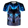 Moda Masculina Casual Cráneo Blanco y Negro 3D Pareja Impresión Digital 3D Camiseta Holgada para Hombres y Mujeres Mangas Cortas