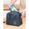 Bolsa térmica para marmita bolsa tote bolsa bento impermeável espessa estudante grande capacidade bolsa de folha de alumínio para trabalho levando marmita bolsa tote