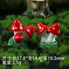 Musgo Micro-Paisaje Creativa Casa de Hongos Bosque Mágico Decoración DIY Accesorios Escenario de Fotografía Pequeños Adornos