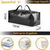 Bolsas para Empacar Ropa en Mudanzas, Organización de Ropa, Maletas, Impermeables y a Prueba de Humedad, Gran Capacidad, Bolsas Transparentes de Almacenamiento para Colchas