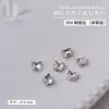 Popular Manicure de Cristal Branco Super Brilhante Diamante Lua da Noite Borboleta Diamante de Formato Especial Adesivos de Unha Diamantados Ponta de Diamante Flash Inferior Joias para Nail Art