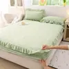 2026 Novo Modelo Classe A Grau Materno e Infantil Estilo Coreano Renda Floral Conjunto de Três Peças e Conjunto de Quatro Peças Lençol de Cama