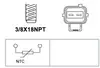 Sensor de Temperatura del Agua OE: 56027873 B para Serie Dodge