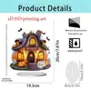 Producto Nuevo Transfronterizo Soporte Acrílico 2D Manzana Creativa Decoración de Mesa de Entrada para el Hogar Sala de Estar Decoraciones Navideñas