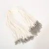Acessórios DIY feitos à mão corda de colar de veludo coreano 3mm corda de couro de veludo dupla face cordão para pingente corda plana de camurça