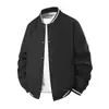 2508 Chaqueta Abrigo Europea Transfronteriza Primavera y Otoño para Hombre Ropa de Trabajo Holgada Empalme Casual Moderna Chaqueta de Béisbol