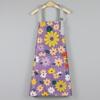 Delantal Fabricante Girasol Ajustable Impermeable y a Prueba de Aceite Elegante Cocina Cocinar Ropa de Trabajo Resistente a las Manchas Logotipo Uso en Casa