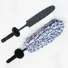 Cepillo para Coche Belleza Herramientas de Mantenimiento para Lavado de Coches Cepillo para Ruedas Suministros de Limpieza para Quitar el Polvo del Coche Plumero Cepillo para Neumáticos de Coche