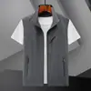 Colete Masculino Transfronteiriço 7883 para Primavera e Outono, Tamanho Grande, Caimento Solto, Roupa de Trabalho, Colete Casual para Pesca ao Ar Livre, Jaqueta sem Mangas