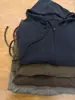 Cardigan con capucha azul estilo coreano para mujer, nuevo para otoño, holgado, adelgazante, sudadera, top de nicho con cremallera