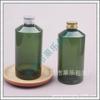 300ML Frasco Secundário Verde Escuro Frasco de Gel de Banho Shampoo 300ML Tampa de Alumínio Ombro Inclinado Frasco PET Frasco de Tônico