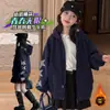 Chaqueta Sudadera Gruesa Forrada de Polar para Niñas Otoño e Invierno 2026 Nuevo Estilo Cardigan de Moda para Niñas Mayores