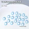 Joyería de Aleación Azul Transparente con Temática Oceánica de Venta Caliente Japonesa y Coreana, Accesorios Metálicos para Uñas Pintados en Spray 3D, Venta al por Mayor desde el Fabricante