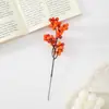 Fruta do Azevinho Fa Cai Guo Fruta Vermelha Flor de Ano Novo Balde de Flores Material Decoração Festival da Primavera Flor Artificial Flor Falsa Atacado