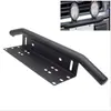 Modificação de carro porta-placa de licença para comércio exterior suporte de lâmpada de placa de licença veículo off-road suporte de lâmpada de placa de licença Wrangler suporte de holofote para barra frontal acessórios