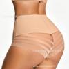 Calça Modeladora de Cintura Média com Renda para Controle da Barriga de Tamanho Grande Transfronteiriça Calça Modeladora de Corpo Cintura com Controle da Barriga Ultra Fina Confortável Roupa Íntima Modeladora