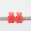 Arte de Unha Degradê Imitação Ursinho Gummy Decoração 3D Resina Gelatinosa Acessórios Adesivos de Unha Strass Atacado