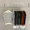 Tricô de Manga Curta Mmc Dition para Mulheres Outono 2025 Novo High-End Lã Slimming Look Gola Alta Meia Camisa de Base