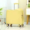 Mala Infantil que Pode Ser Usada como Bicicleta de Passeio para Meninas, Mala de Viagem de Carrinho com Desenho Animado, Mala Pequena com Cadeado de Senha, Suporta Design Personalizado com Sua Própria Imagem