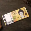 Carteira Lona Transfronteiriça Notas Estrangeiras Dólares Americanos Euros Criativa Curta Leve Porta Cartões Pronta para Personalização