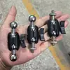 Cabeça de Bola Dupla de 17mm para Cabeça de Tripé de 1/4 Suporte para Celular Tripé Articulado Peça de Reposição Roda Universal Acessórios para Tripé