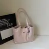 Bolsa de Hombro Retro de Moda para Viajes de Primavera 2026 Bolsa para Estudiantes Universitarios Bolsa Tote Grande para Mujer