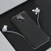 Power bank de gran venta transfronterizo con cable incorporado, power bank portátil ultra delgado de alta capacidad de 10000 mAh con logotipo impreso