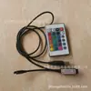 Controlador USB de chave IR24 barra de luz colorida RGB fita de luz mini controle remoto sem fio infravermelho controlador de escurecimento