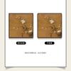Pintura Decorativa Artística para Restaurante, Arte de Pared Estilo Chino para Comedor, Sala de Estar, Pintura Decorativa para Cubrir el Medidor Eléctrico