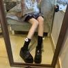 Calcetines de Verano Panda de Caña Media Delgados Absorbentes de Sudor Transpirables Desodorantes Lindos de Verano JK Chica Suave Versátiles Calcetines Apilados para Pantorrilla