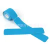 Fita Muscular Pré-Cortada de Fábrica Transfronteiriça para Proteção de Joelho e Tornozelo, Fita Muscular 100% Algodão, Elástica e Respirável, Proteção Pré-Fita para Maratona