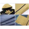 Chaqueta de trabajo de invierno gruesa y cálida para hombre, chaqueta con bloques de color, capucha desmontable, cuello alto, forro polar, abrigo cortavientos, personalizada