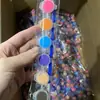 Virutas de madera redondas bricolaje anillos anuales virutas de madera fondo decorativo virutas de pino fundido virutas de madera pintadas a mano fabricantes venta al por mayor
