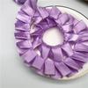4CM Doble Capa Plisado Transparente Gasa Encaje Ropa Apparel Dobladillo de Falda Accesorios DIY Elección Multicolor Cinta de Encaje Mayoreo