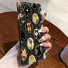 Moldura de Pintura a Óleo Vintage Estilo Palácio Europeu Capa de Celular Gato S25 Furo Fino Capa Rígida Camada Única Ultra-fina Galaxy S26