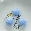 Color Caramelo Brillante tamaño pequeño Estrella Pentagonal Pasador para el Cabello Adorno para la Cabeza Funda para Teléfono Accesorios de Resina para Bricolaje Material de Pegamento en Crema Lote
