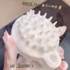Herramienta para Lavar el Cabello, Cepillo de Champú de Silicona, Peine Masajeador de Cabezal de Ducha, Suministros de Limpieza para el Cuero Cabelludo de Adultos, Champú para el Cabello