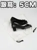 Zapatos de una sola pieza de piel de cordero estilo retro francés de tacón bajo para mujer, tacón grueso, versátiles para ir al trabajo, puntera cuadrada, tacones altos, lazo simple, zapatos para mujer