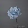 Flor de Rosa Artificial de Tallo de Hierro de Cabeza Única Materiales de Decoración de Bodas Tienda de Centro Comercial al por Mayor Pared de Flores para Paisajismo Flores Artificiales