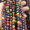 Vendas Diretas da Fábrica Contas Facetadas Contas Soltas Acessórios de Joalheria DIY Pulseira Contas Pontiagudas Acessórios de Vestuário Semiacabados Atacado