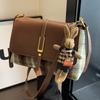 Bolso de Gran Capacidad para Mujer, Versátil Otoño e Invierno 2026 Nuevo Bolso Retro de Hombro Cruzado, Bolso Cuadrado Pequeño de Moda Popular Este Año