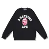 Sudadera Camuflada de Marca de Moda Transfronteriza de Comercio Exterior para Hombre, Otoño e Invierno, Manga Larga, Estampado de Letras, Holgada, Cuello Redondo, Pulóver