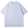 Playera Personalizada 300g Algodón Peinado Pesado Color Puro Holgada Cuello Redondo Manga Corta Camiseta Publicitaria Uniforme de Clase Ropa de Trabajo Camiseta Básica