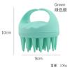 Escova de massagem de silicone para shampoo, multifuncional, uso duplo molhado e seco, escova de shampoo para banho