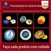 Pins de Metal, Pins Comemorativos, Pins Escolares Podem Ser Feitos com Esmalte Artesanal, os Materiais São Opcionais e Podem Ser Criativamente Personalizados de Acordo com o Tamanho