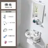 Lavabo triangular de cerámica para pared para casas pequeñas, lavabo de esquina, lavabo de baño mini ultradelgado