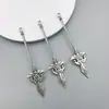Set Mixto de 20 Colgantes de Espada, Pulseras Creativas Hechas a Mano para DIY, Collares, Llaveros, Pequeños Accesorios Colgantes