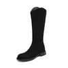 Botas de Caballero 3343 Esmeriladas Botas de Tacón Sencillo Fábrica AliExpress Terciopelo Alto Suministro Bajo Comercio Exterior Botas Profesionales Adulto